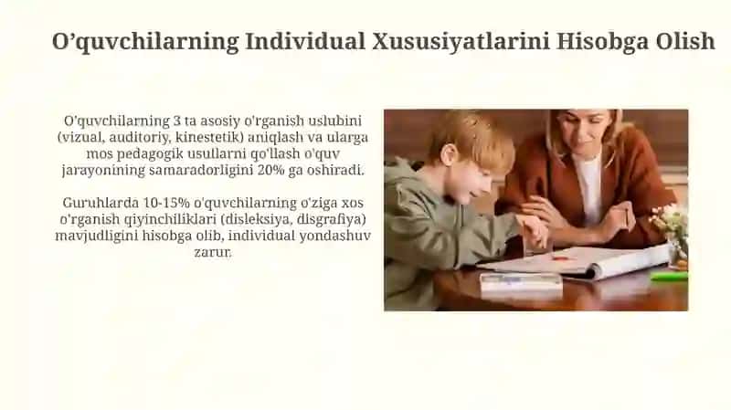 Pedagogik taktni qo‘llash shartlari 4