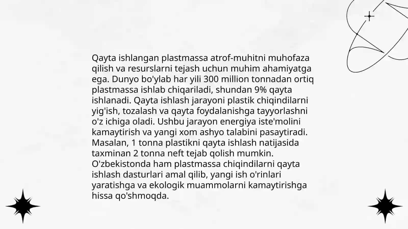 Plastikdan kamroq foydalanish va uning atrof muhitga taʼsiri 4