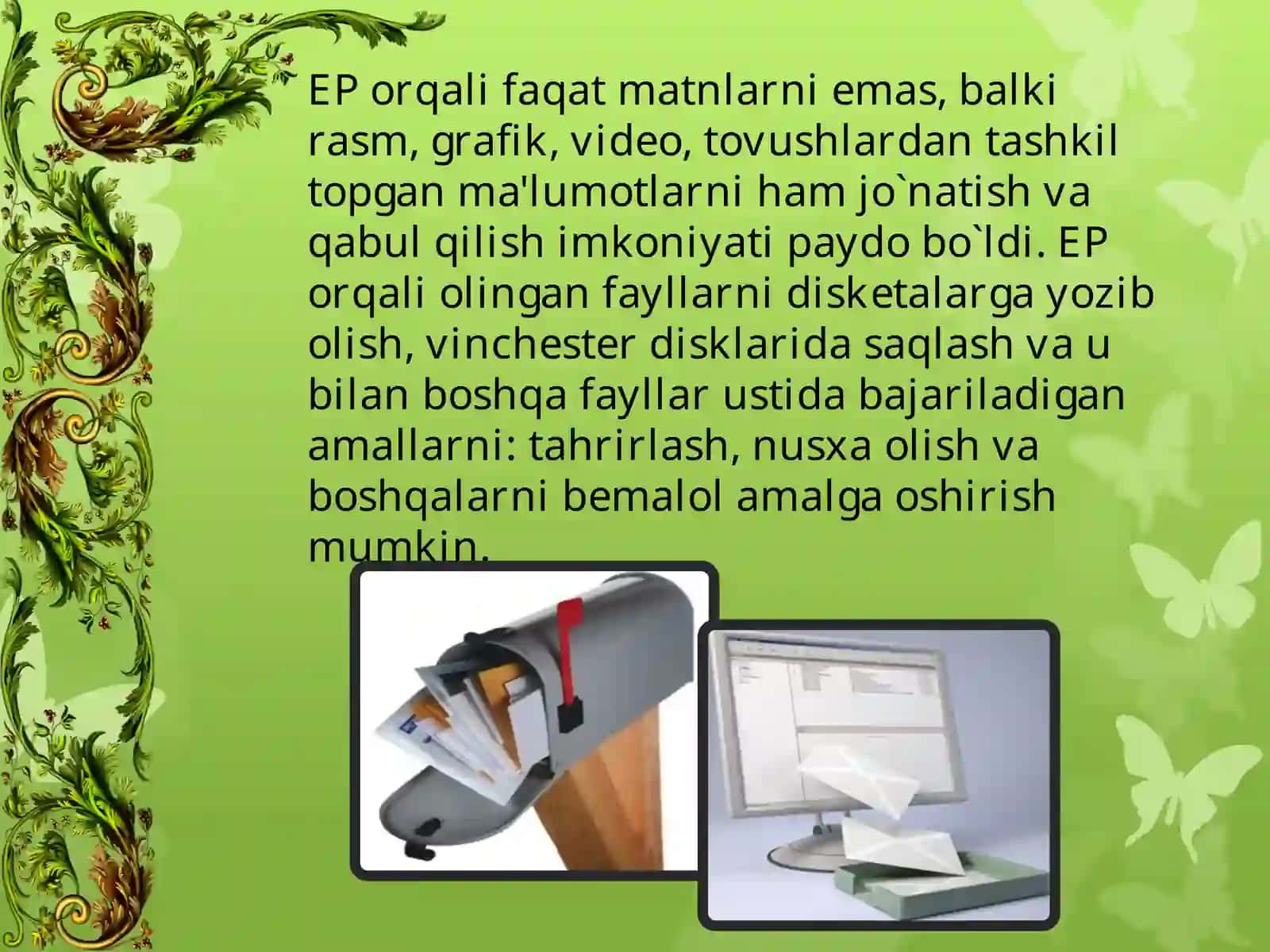 O’quvchilarning elektron pochtadan foydalanish va internetdan ma’lumotlarni olish usullari bilan tanishish yo’llari 4