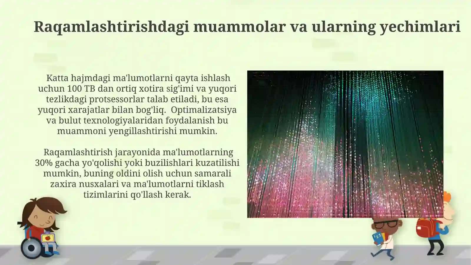 Ma'lumotlarni raqamli tarzga aylantirish (digitalizatsiya) 4