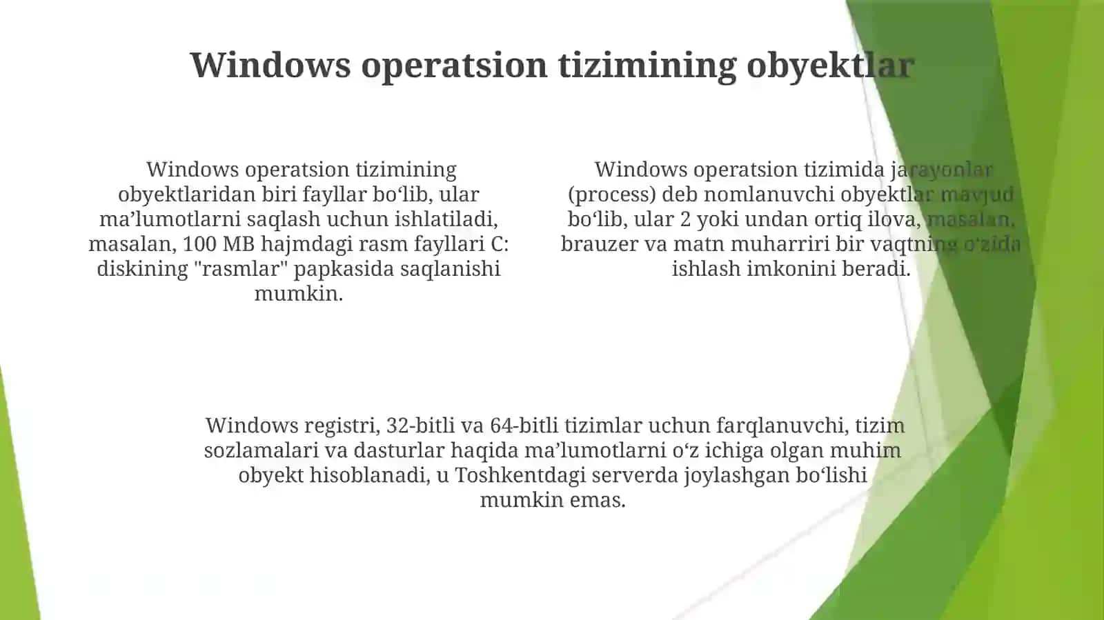 Windows operatsion tizimini o’rnatish 4