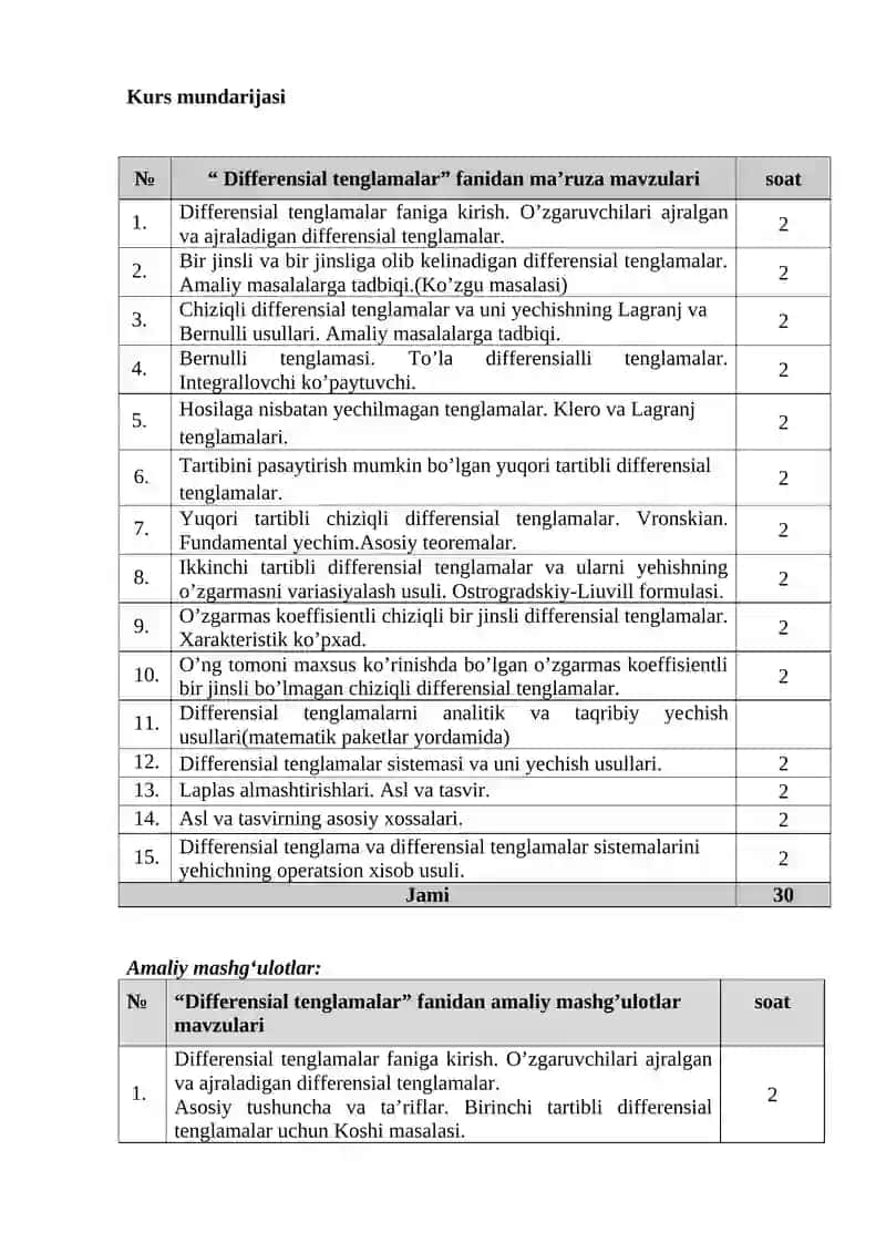 Differensial tenglamalar 4