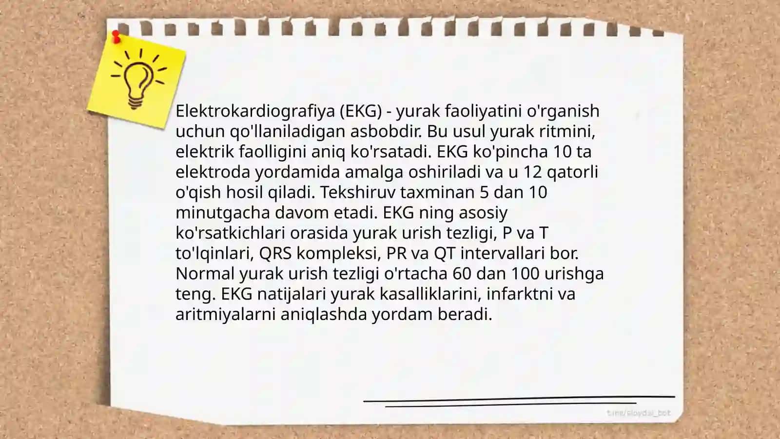Yurak faoliyatini tekshirish usullari 4