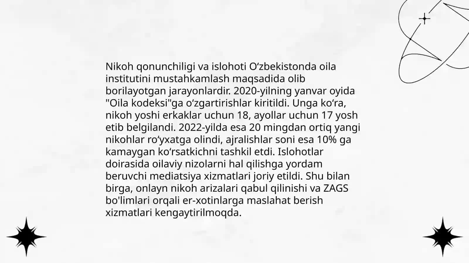O'zbek oilasining an'analari va qadriyatlari 4
