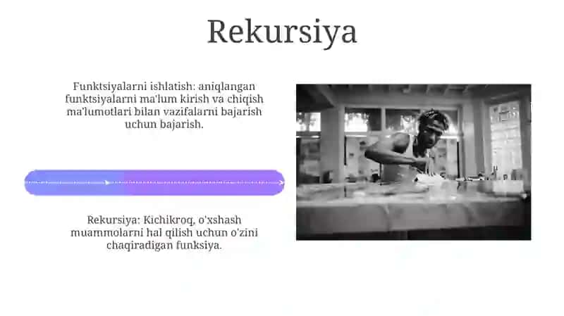Funktsiyalar yaratish va ulardan foydalanish 4