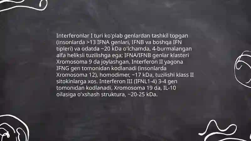 Sitokinlar va interferonlar, sintezlanishi, ta'sir mexanizmi 4