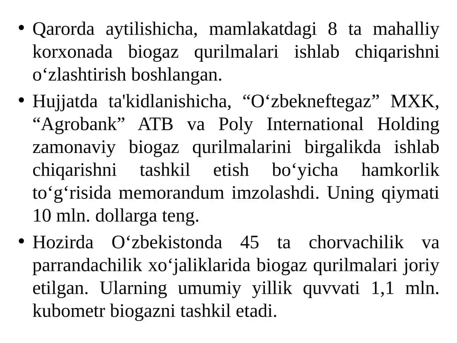 "Noan’anaviy energiya manbalari" fanidan mustaqil ta’lim uchun taqdimot 4