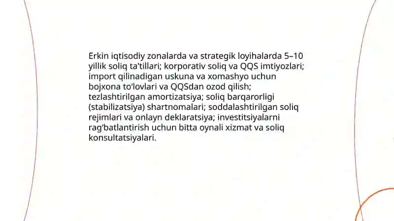Respublikab iqtisodiyotiga xorijiy investitsiyalarni jalb etish yuzasidan qanday ishlar amalga oshiriladi 4
