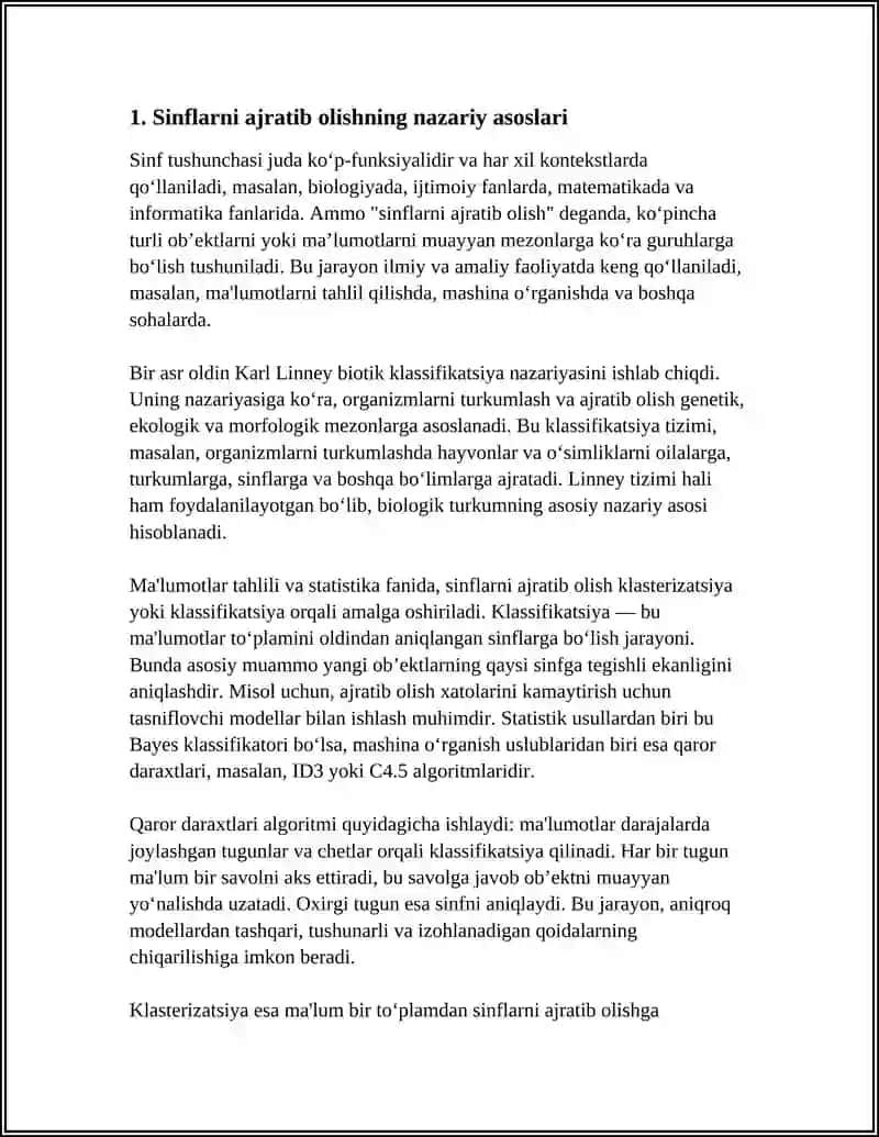 SINIFLARNI AJRATIB OLISH 4