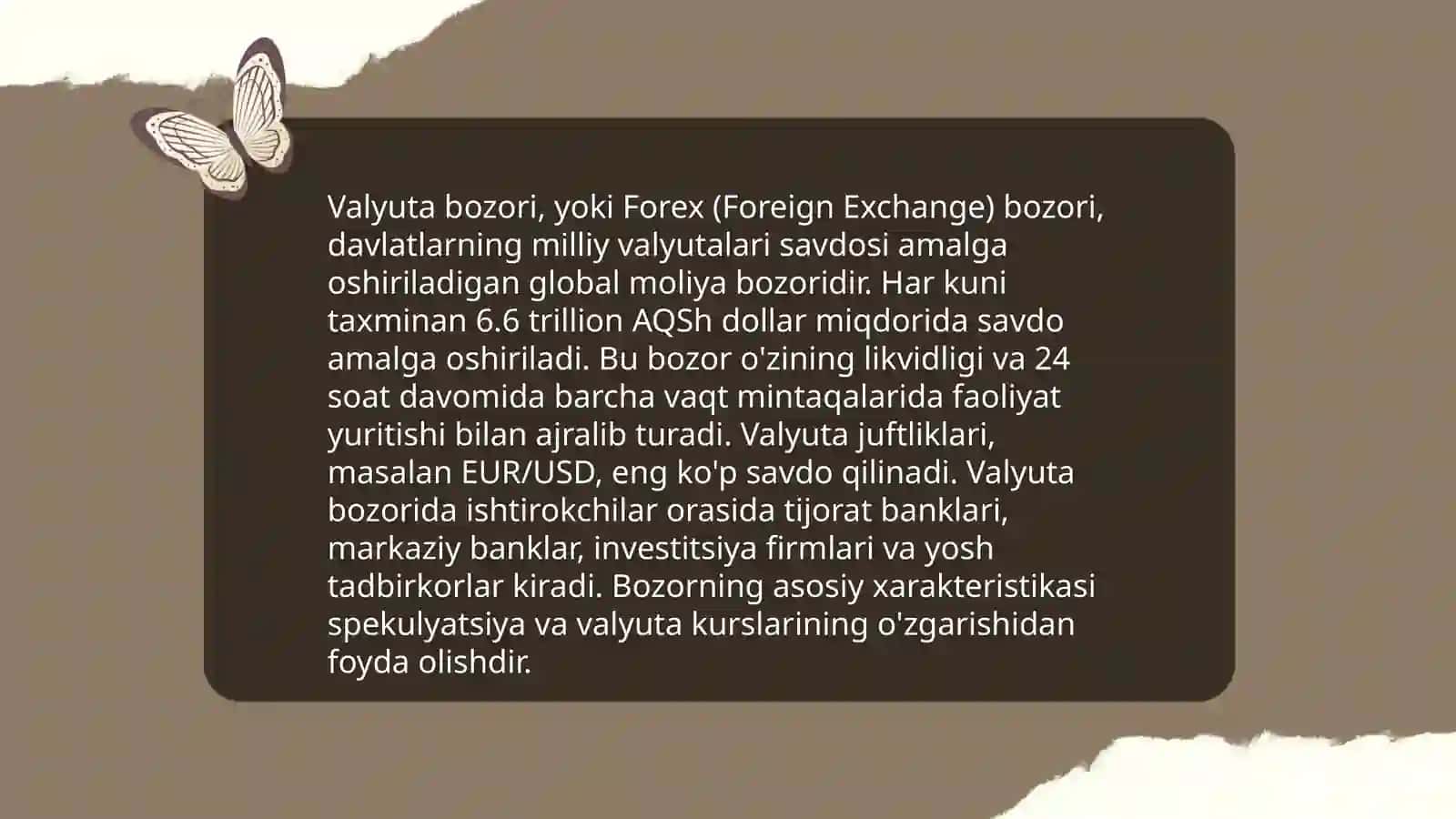 Jahon moliyaviy markazlari va valyuta bozori tushunchasi 4