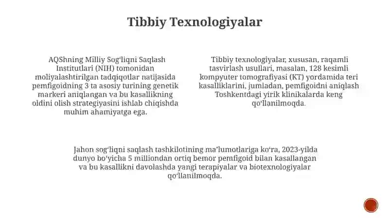 Pemfigoid klinikasi, tashxislash, davolash va profilaktikasi 4