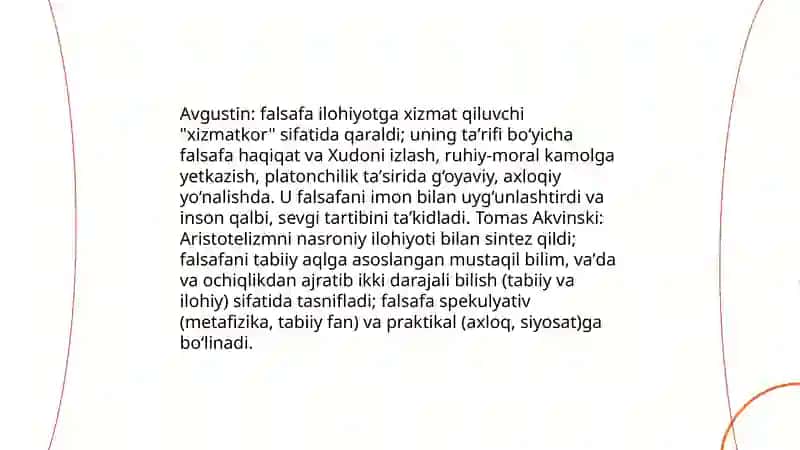 Falsafaning mohiyatiga oid Sharq va Gʻarb mutafakkirlari taʼriflarini tasniflash 4
