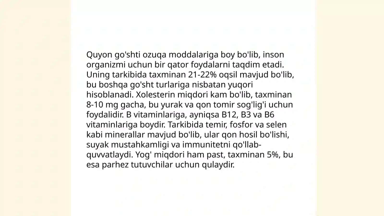 Quyon go’shtining ekspertizasi 4