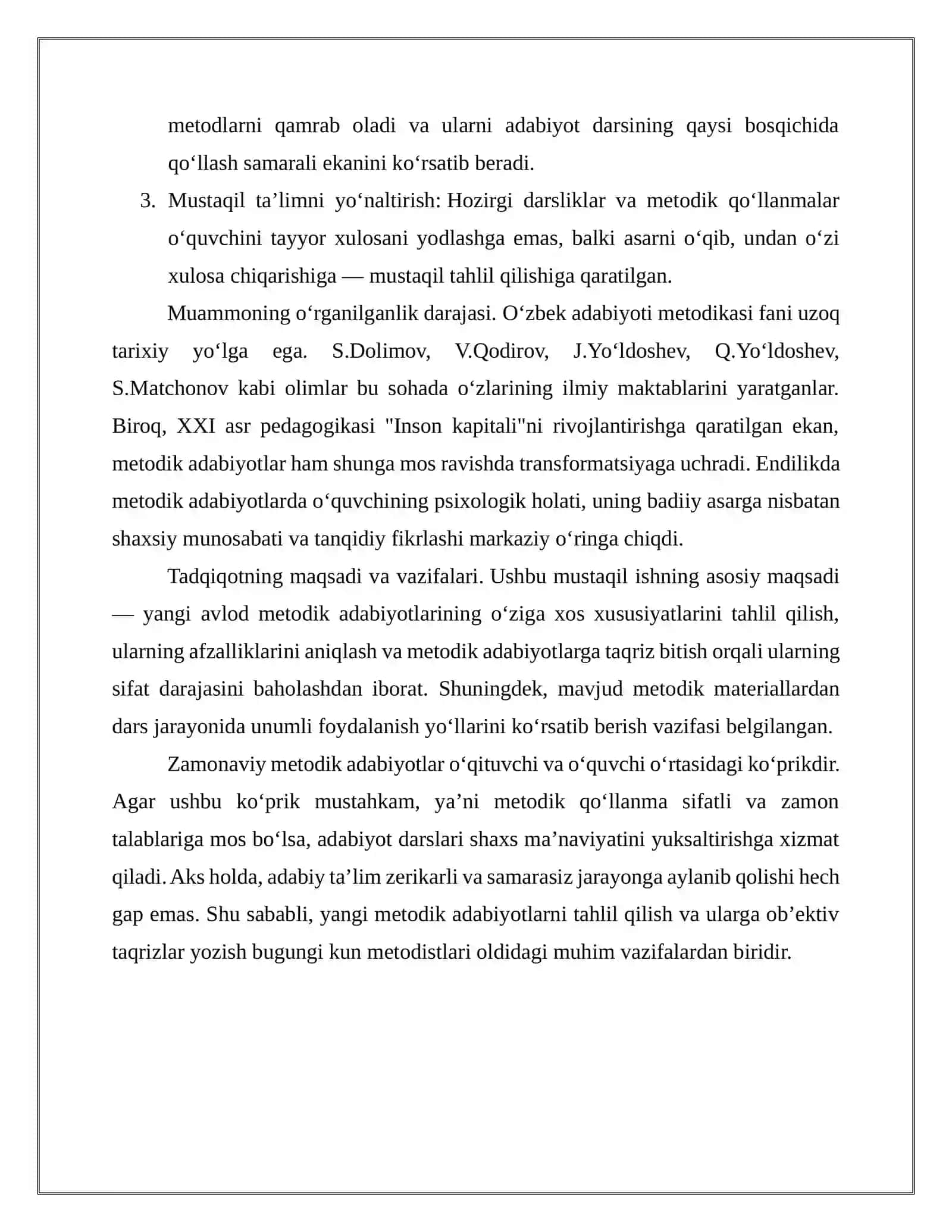 “Yangi metodik adabiyotlarga taqrizlar bitish” 4