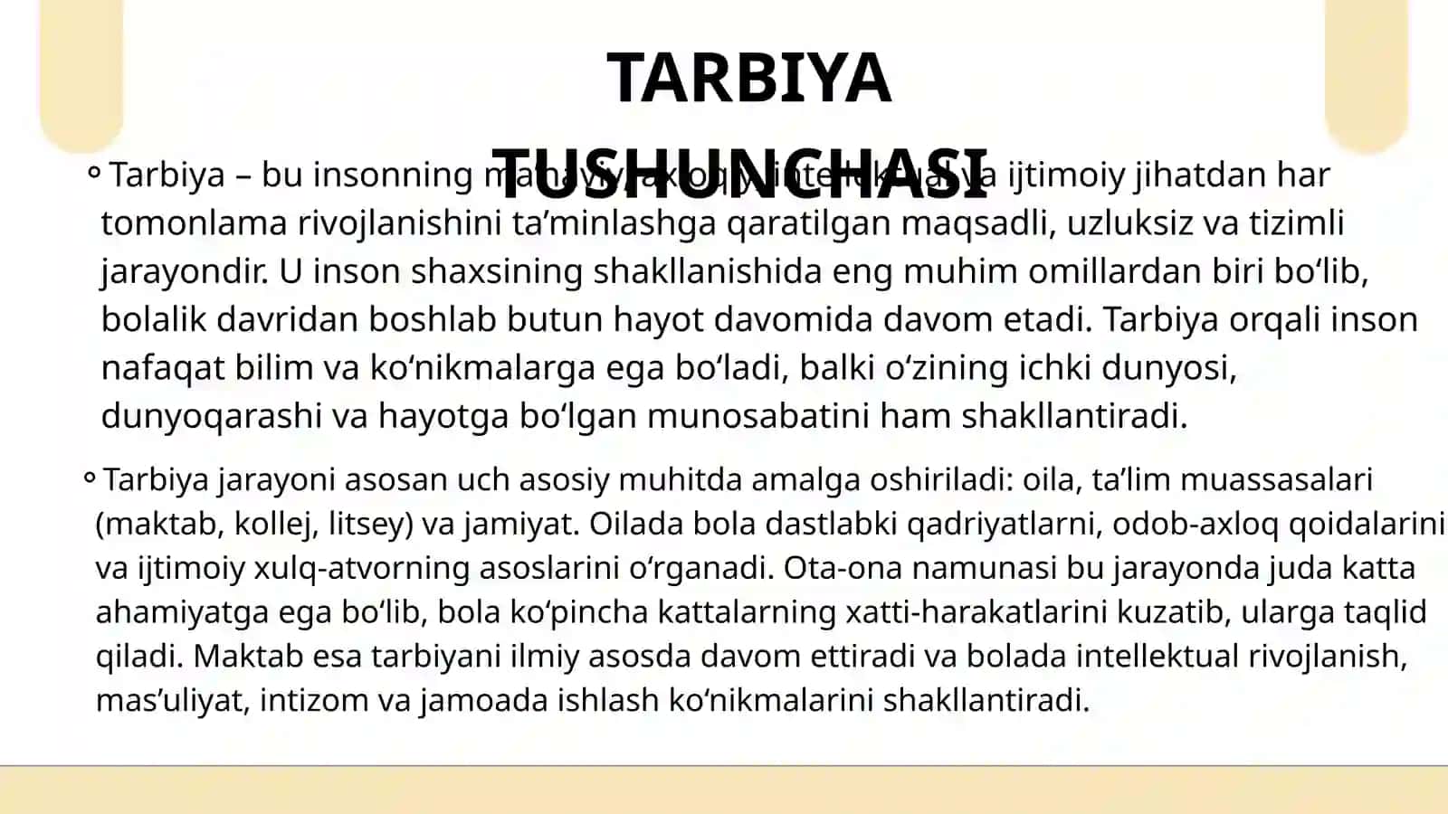 PSIXOLOGIYADA TARBIYA MEXANIZMLARI 4