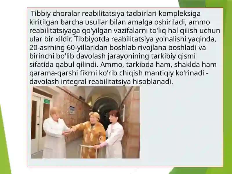 REABILITATSIYA ASOSLARI.SPORT REABILITATSIYASI 4