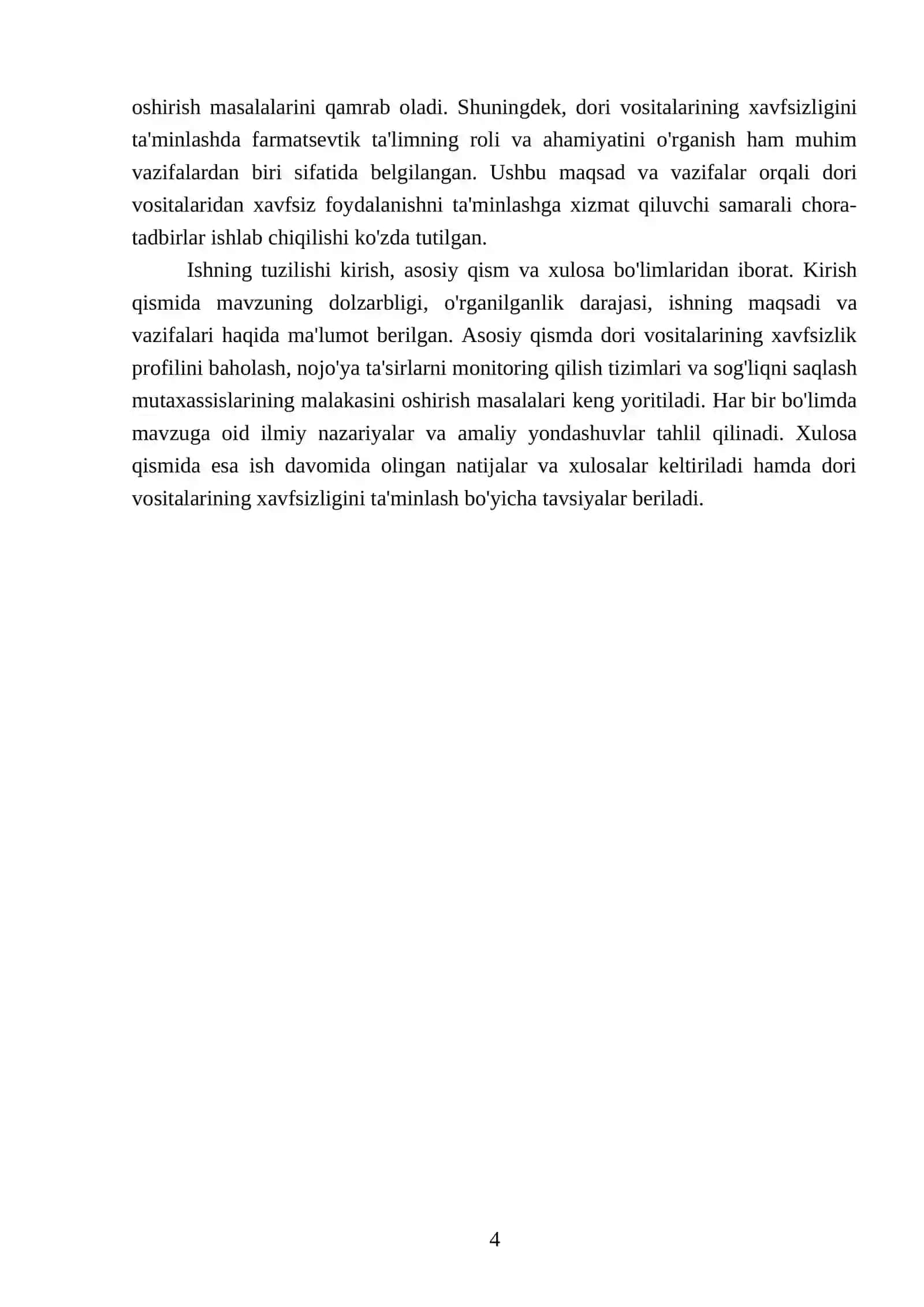 Dori terapiyasining xavfsizligini taminlash 4