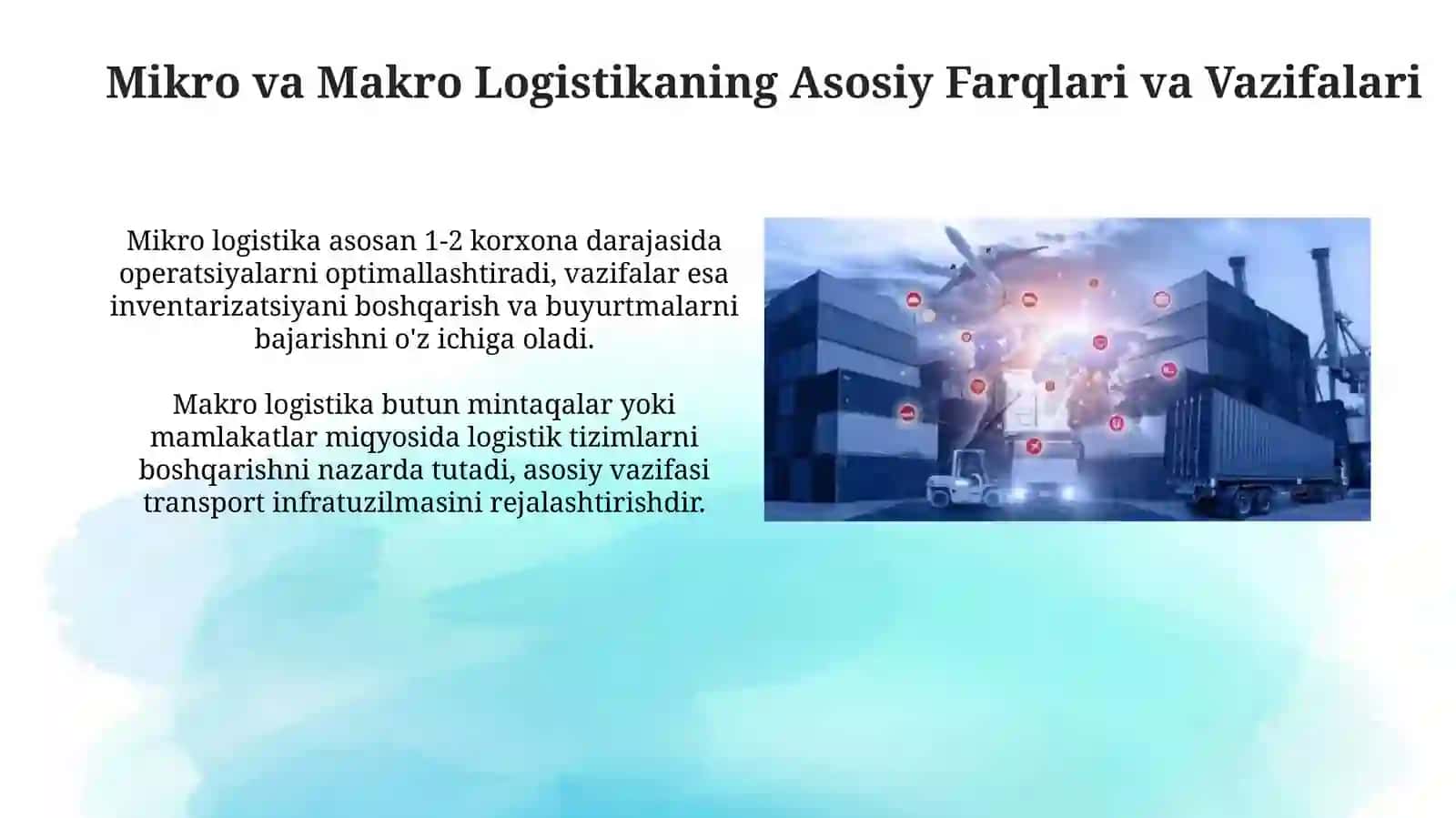 Mikro va makro logistik tizimlar 4