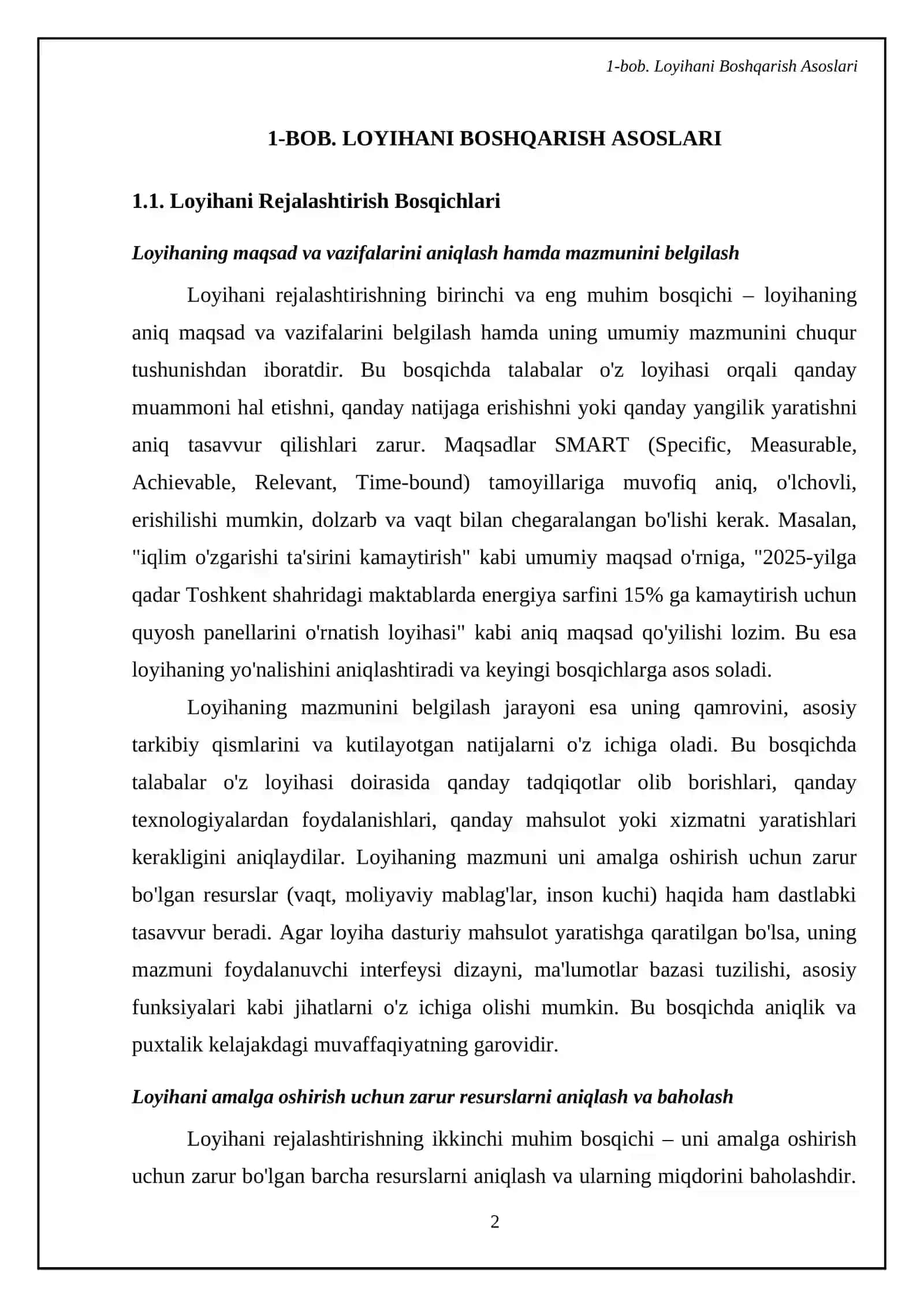Oliy ta'lim muassasalari talabalarning loyihasini loyhalashtirish va ishlab chiqish 4