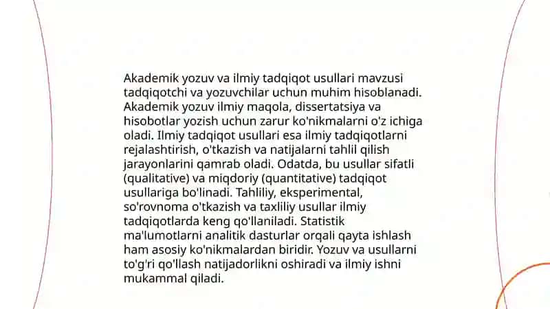 Akademik ko‘nikmalar va kasbiy kompetentlik 4