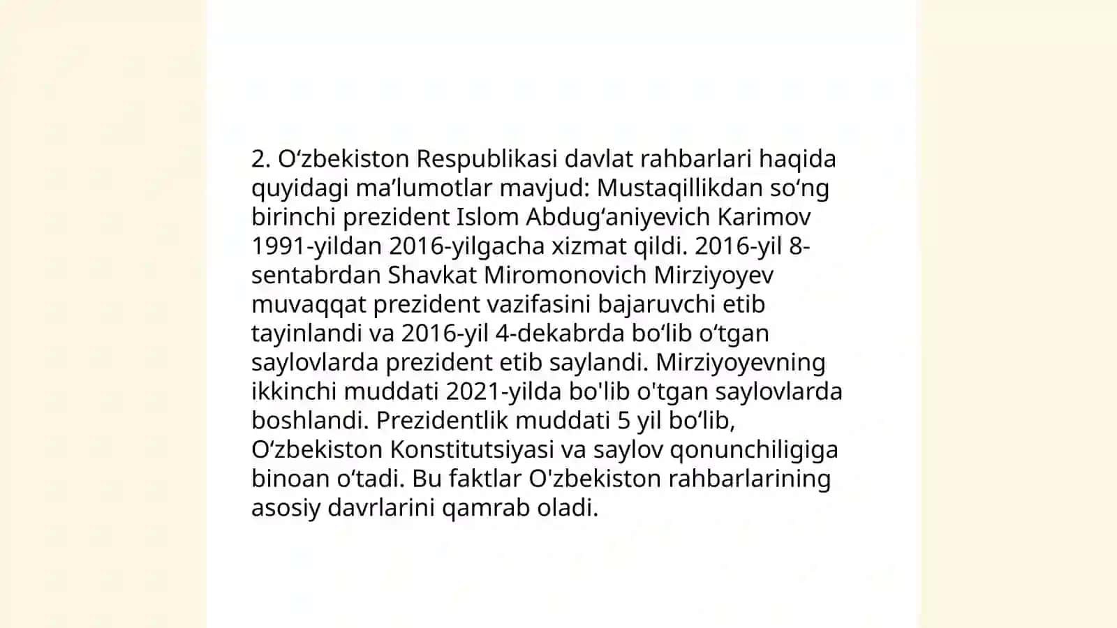 Oʻzbekiston Respublikasi Konstitutsiyasi 4