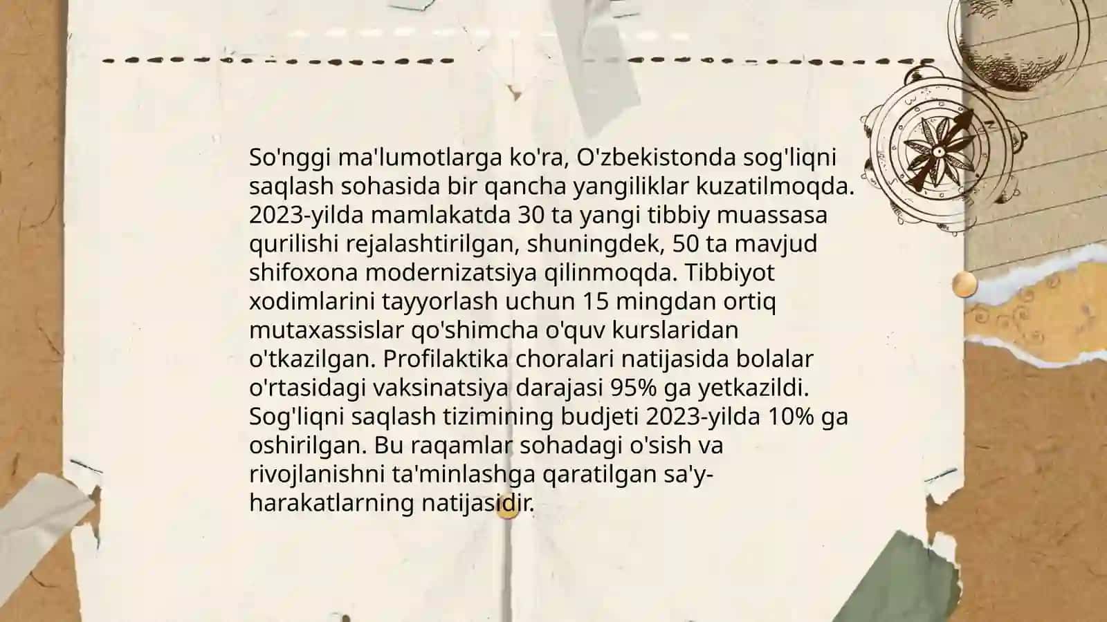 O'zbekiston Respublikasidagi ijtimoiy o'zgarishlar 4