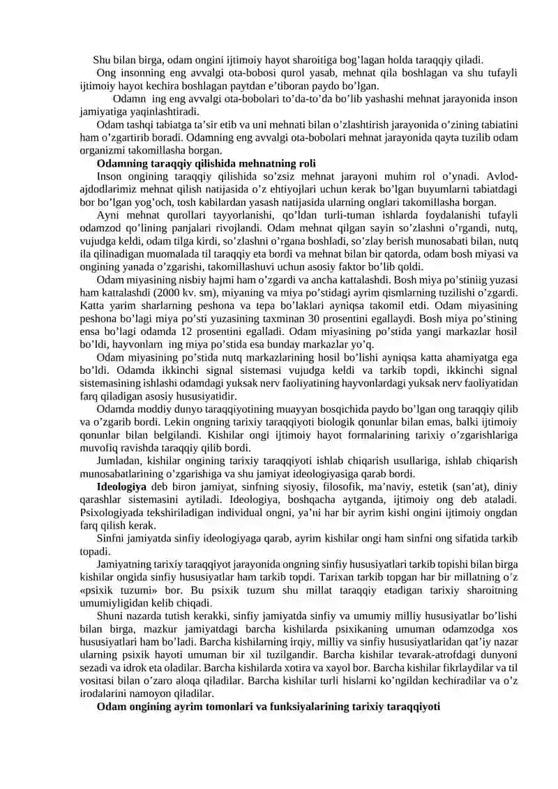 Ong taraqqiyoti va ongsizlik 4