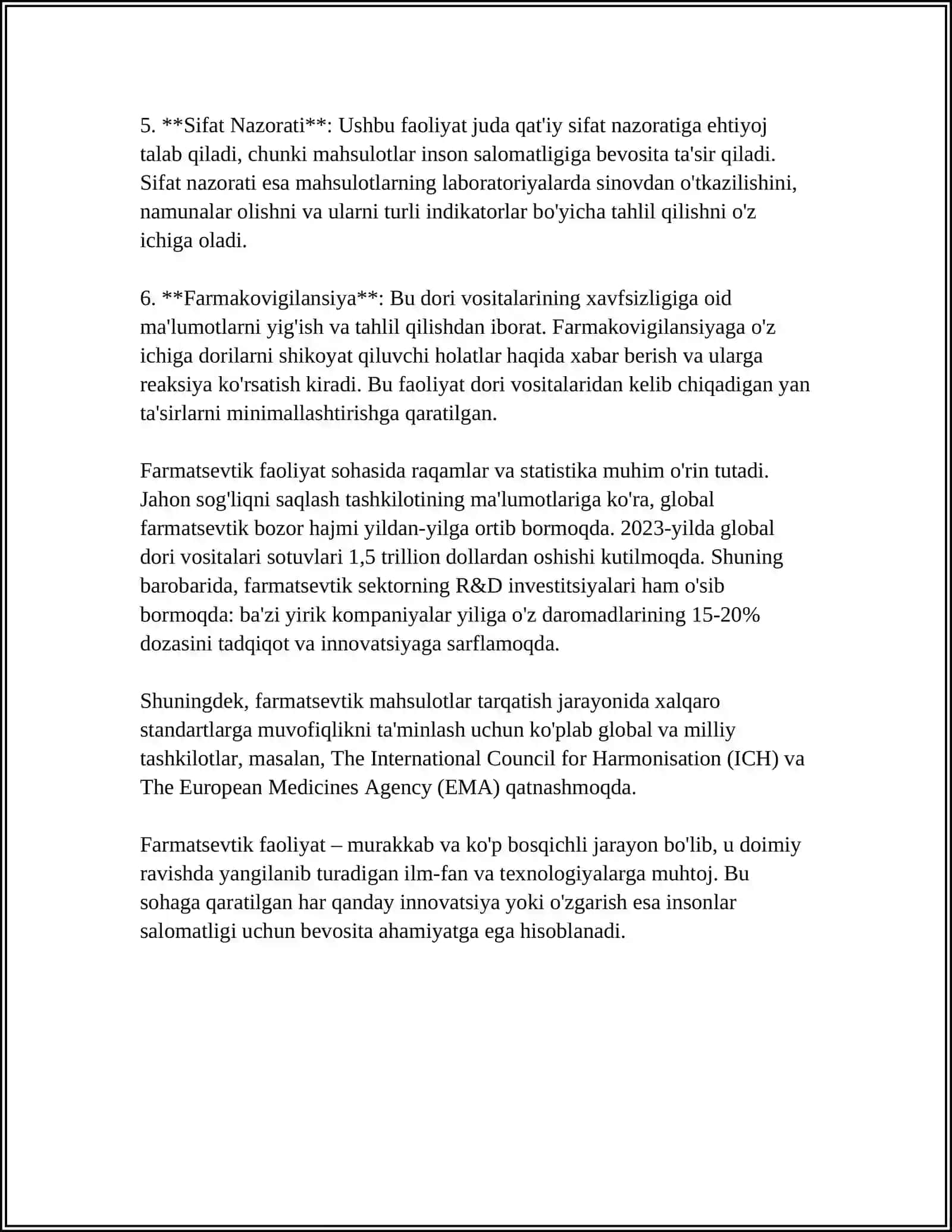 FARMATSEVTIK FAOLIYAT ASOSLARI 4