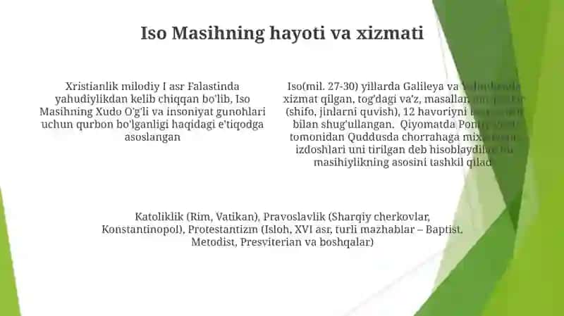 Xristianlik ta'limoti 4
