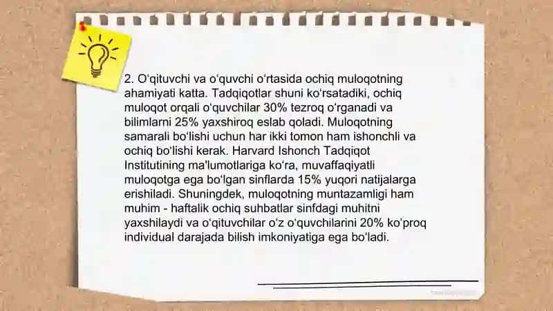 Demokratik jamiyatda oʼqituvchi va oʼquvchi munosabatida erkinlik tushunchasi 4