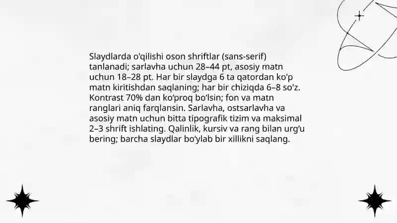 Slayd dizayni asoslari 4