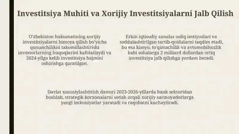 O‘zbekistonning jahon iqtisodiyotiga integratsiyalashuvi va tashqi iqtisodiy faoliyat 4