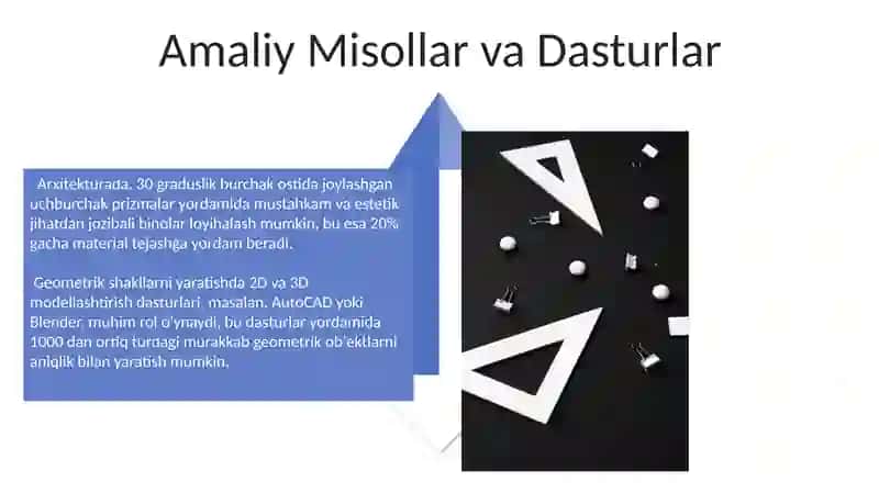 Geometrik shakllar yasash 4