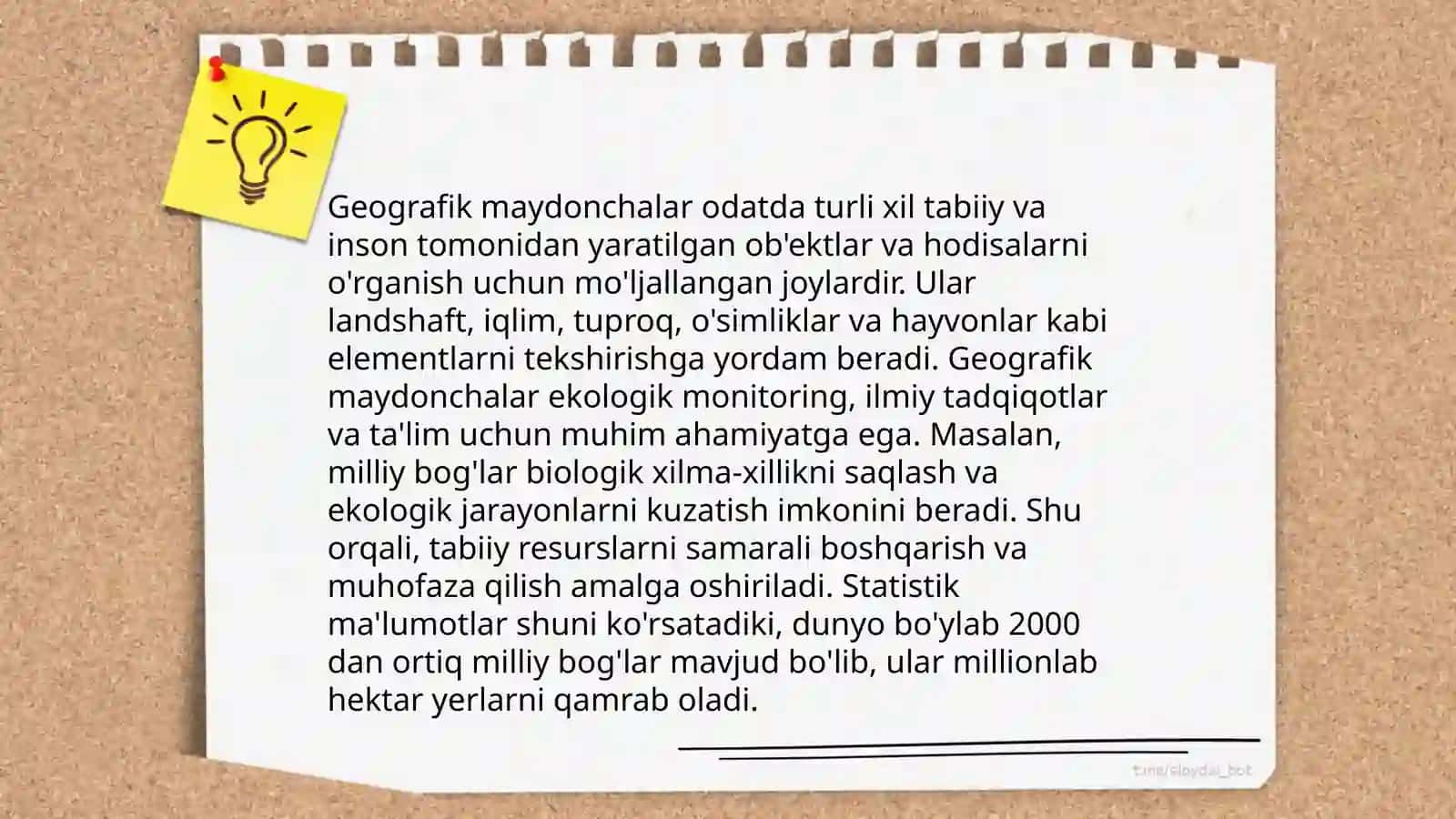 Geografik maydoncha bilan tanishish 4