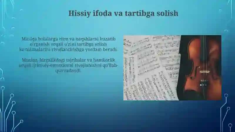 Bolalar hayotida musiqaning oʻrni va roli 4