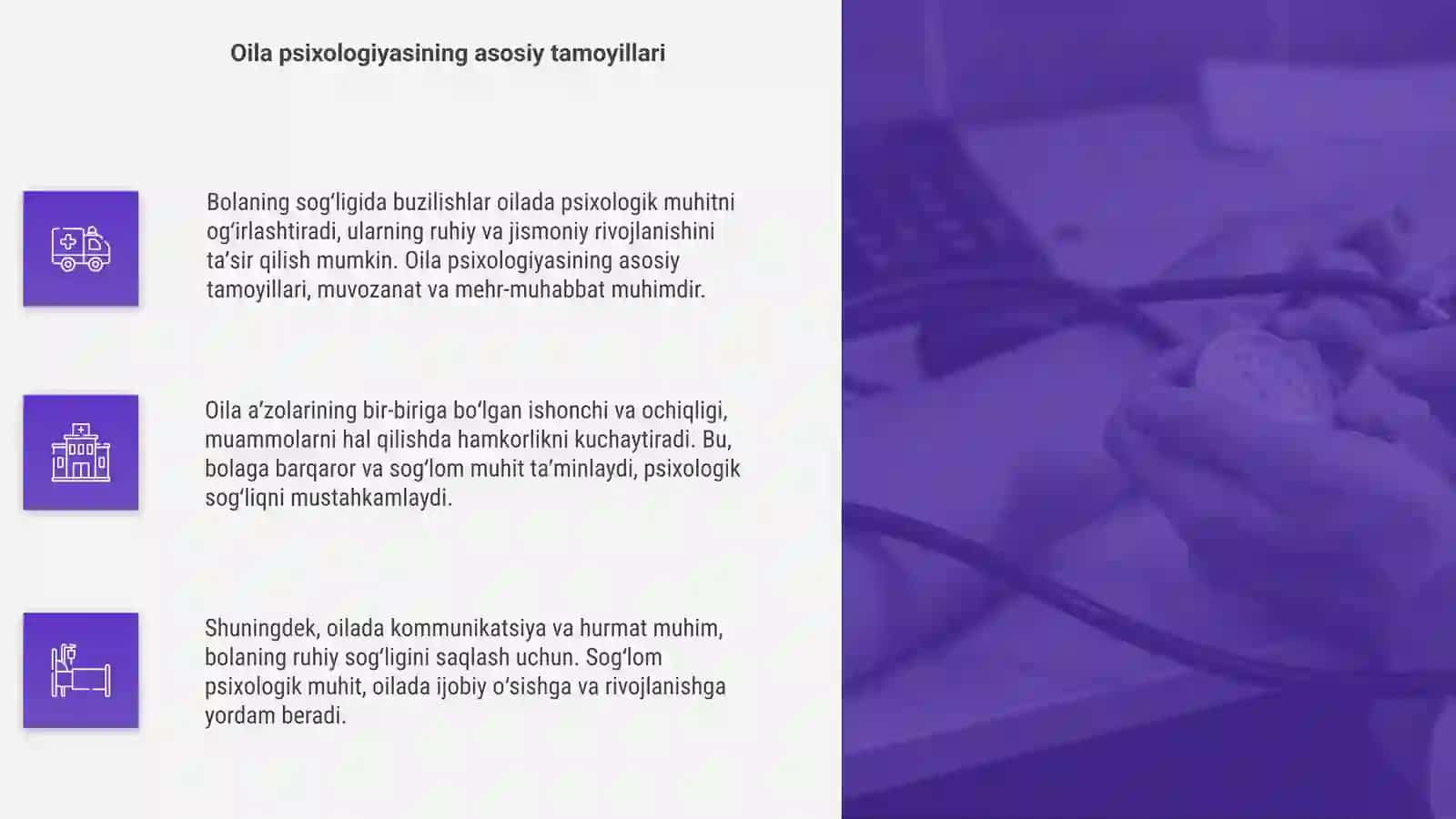 Bolaning sogʻligida buzilish boʻlgan oila psixologiyasi 4