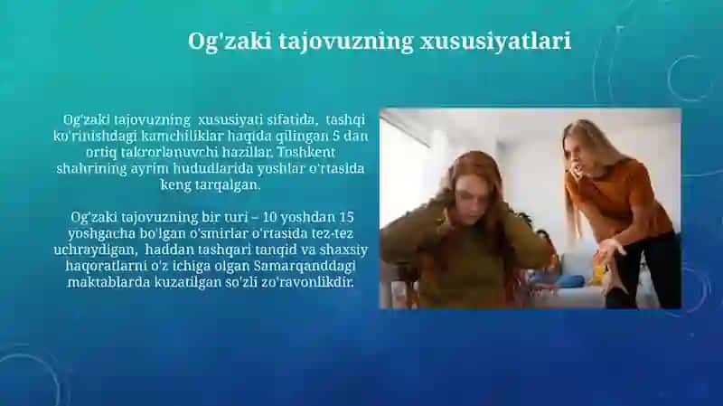 Jismoniy tajovuz 4