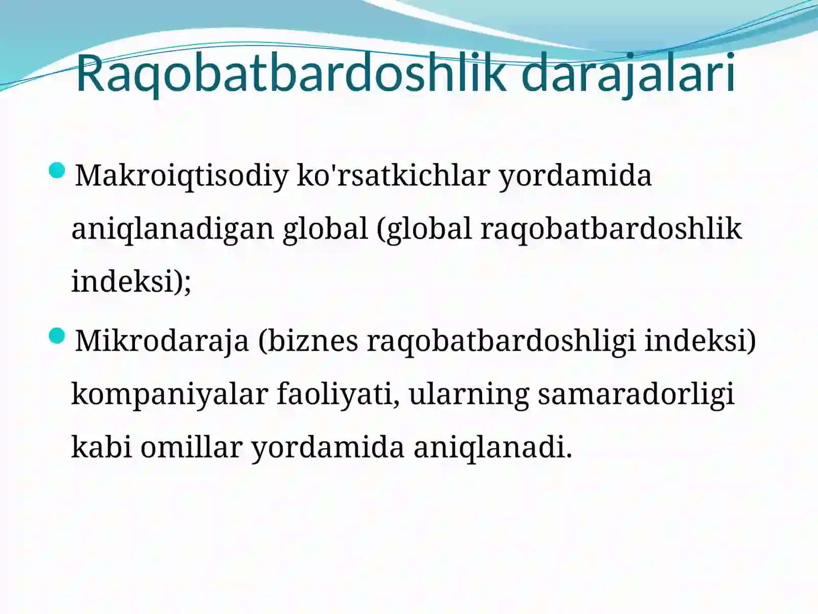 GLOBALLASHUV SHAROITIDA MAMLAKATNING MILLIY RAQOBATBARDOSHLIGINI OSHIRISH OMILLARI 4