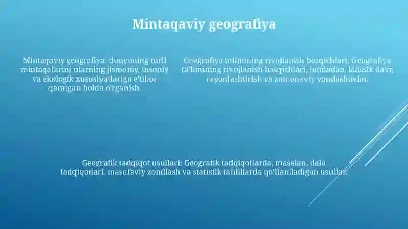 Geografiya Talimining Rivojlanish Bosqichlari 4