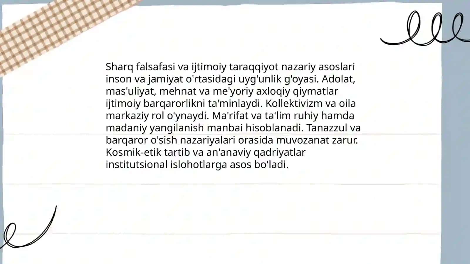 Sharq falsafasining mohiyati va ijtimoiy taraqqiyotidagi roli 4