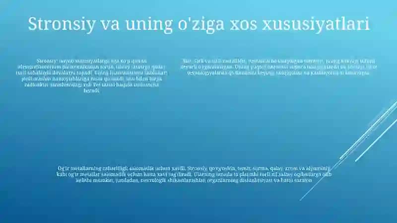 Mis, Stronsiy, Ruh, Temir, Surma, Qalay, Xrom Va Aluminiylarning Taksikologik Xususiyati 4