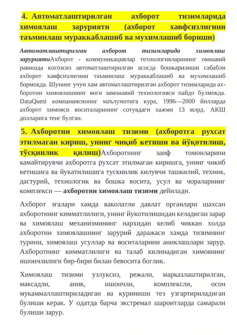 Ахборот хавфсизлиги 4