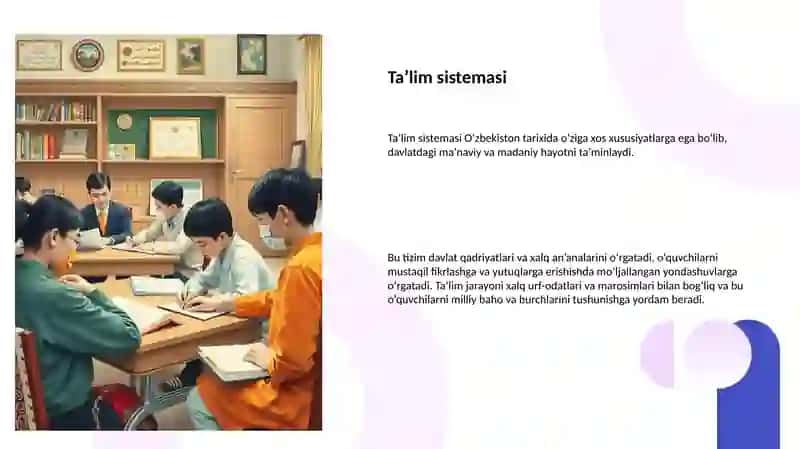 O‘zbekiston tarixida ilm-fan va ta’limning rivojlanishi 4