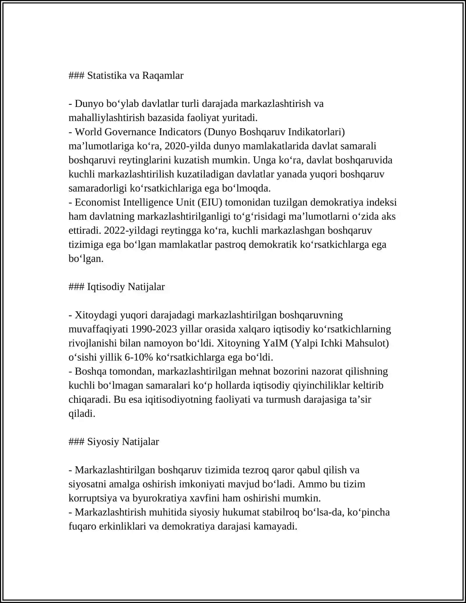 MUSTAQILLIK YILLARIDA DAVLAT BOSHQARUVI TIZIMIDA AMALGA OSHIRILGAN ISLOHATLAR 4