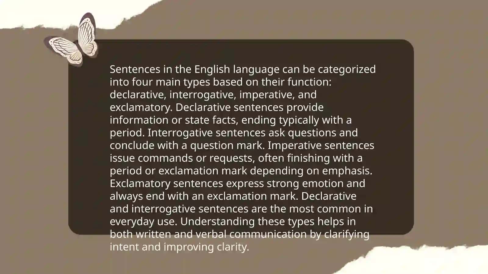 Sentence structure 4
