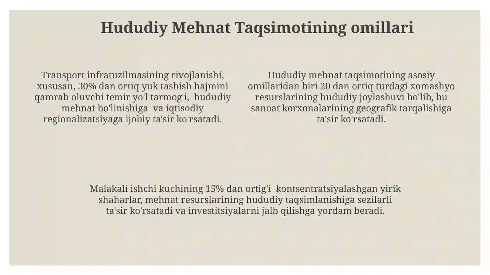 Hududiy mehnat taqsimoti va iqtsodiy rayonlashtirish 4