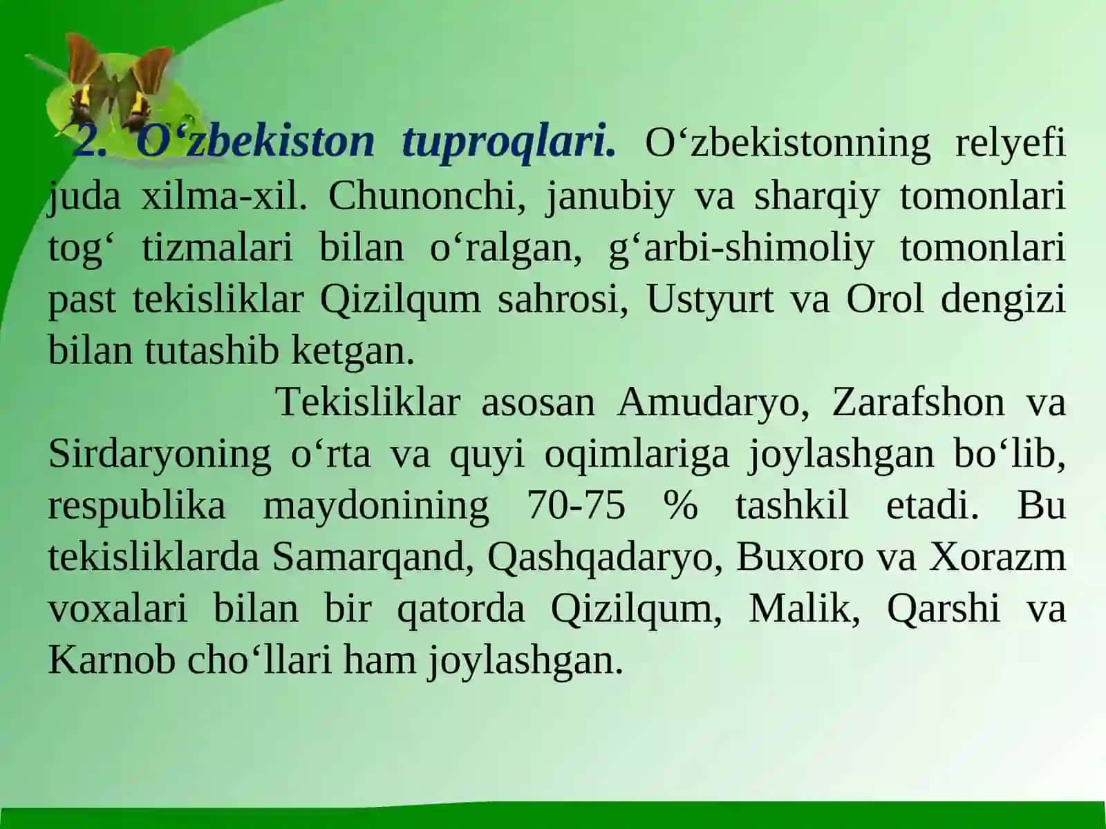 O‘zbekiston tuproqlarigeografiyasi 4