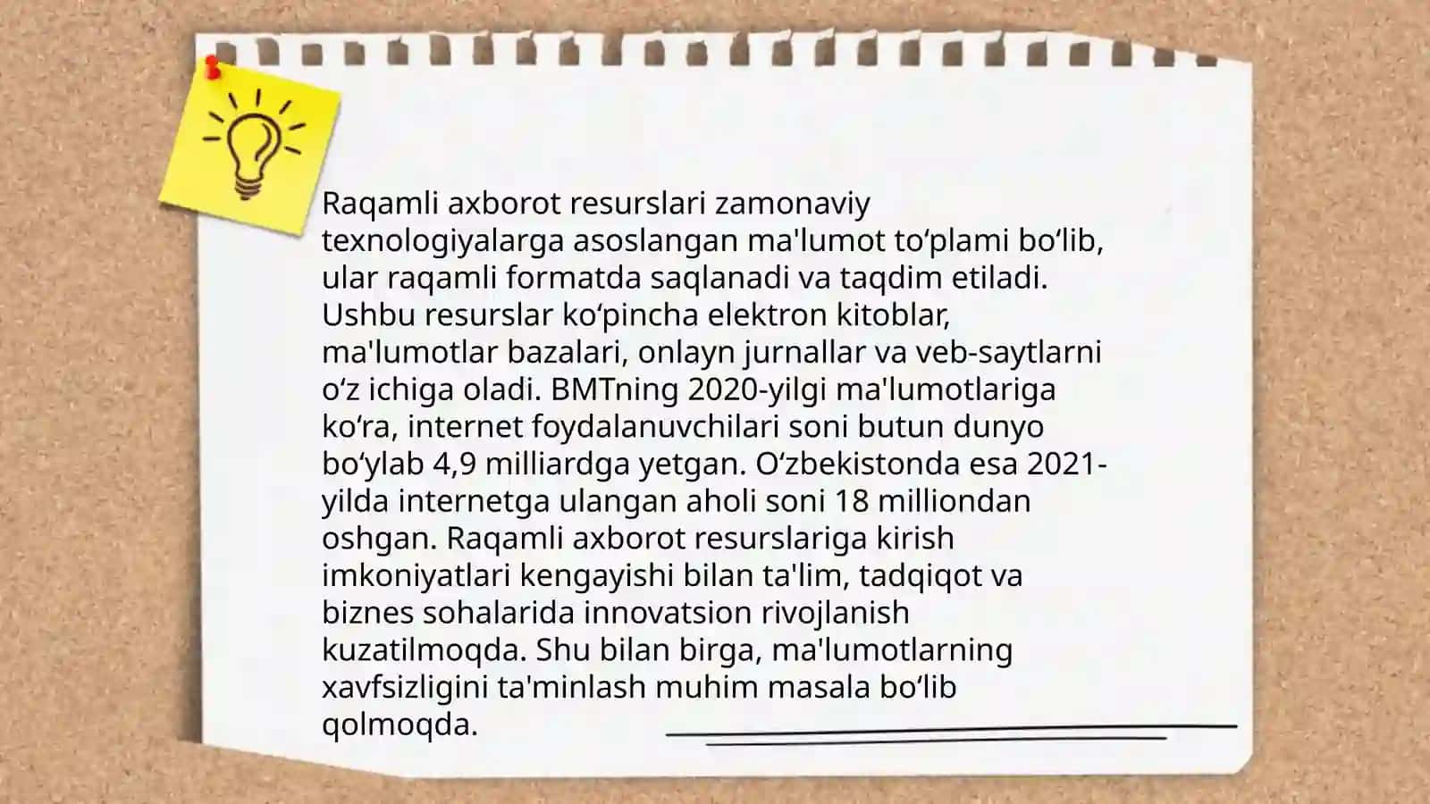 Axborot resurslari turlari 4