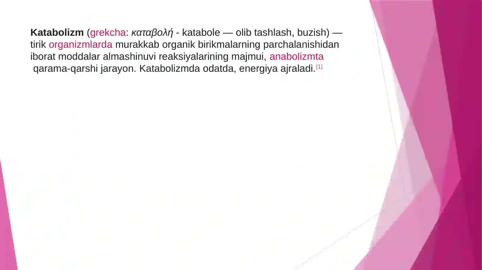 Moddalar va energiya almashinuvi 4