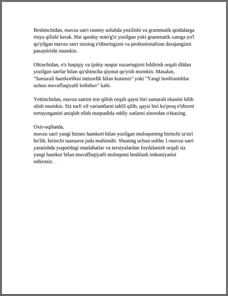 WRITE A POLITE BUSINESS INTRODUCTION EMAIL TO A NEW PARTNER 4